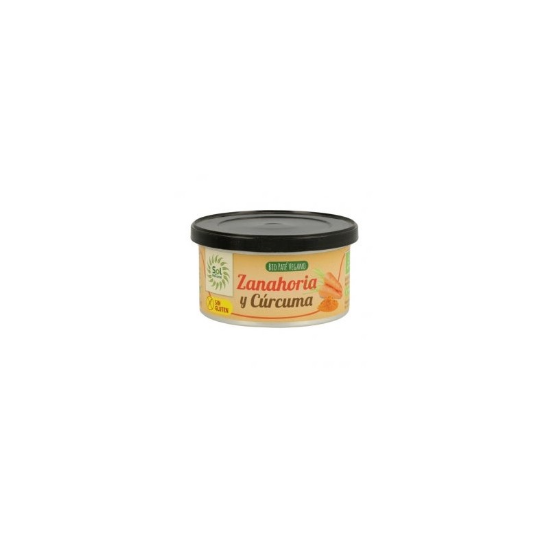 Solnatural Pate Zanahoria Curcuma Bio 125G