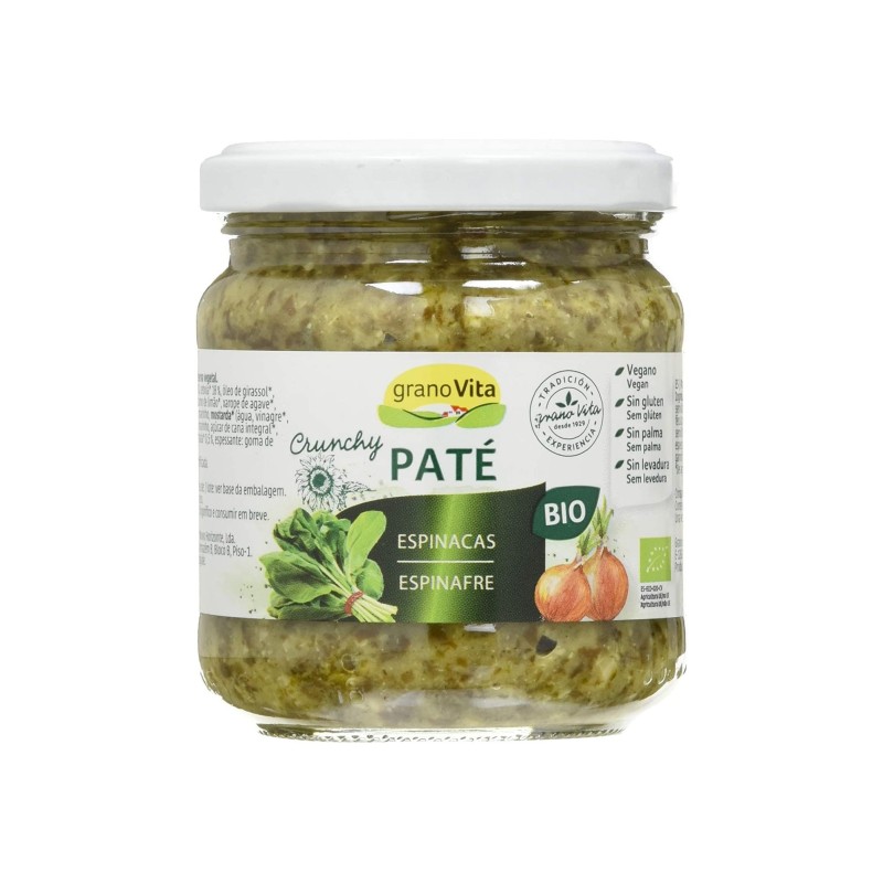 Granovita Paté Crunchy De Espinacas Bio 175G