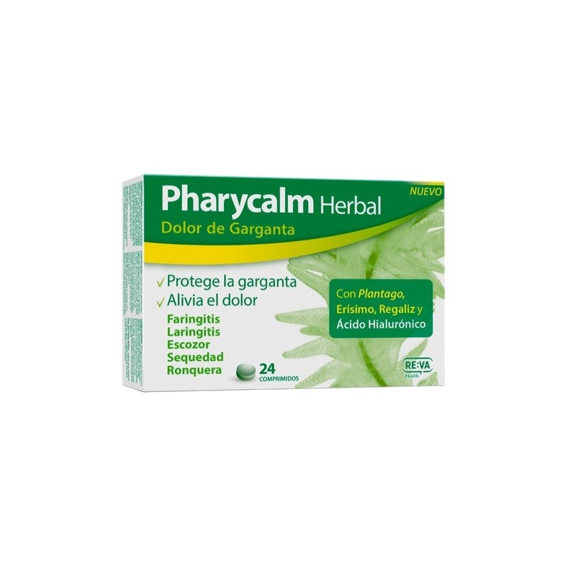 Pharycalm Herbal Dolor Garganta 24 Comprimidos