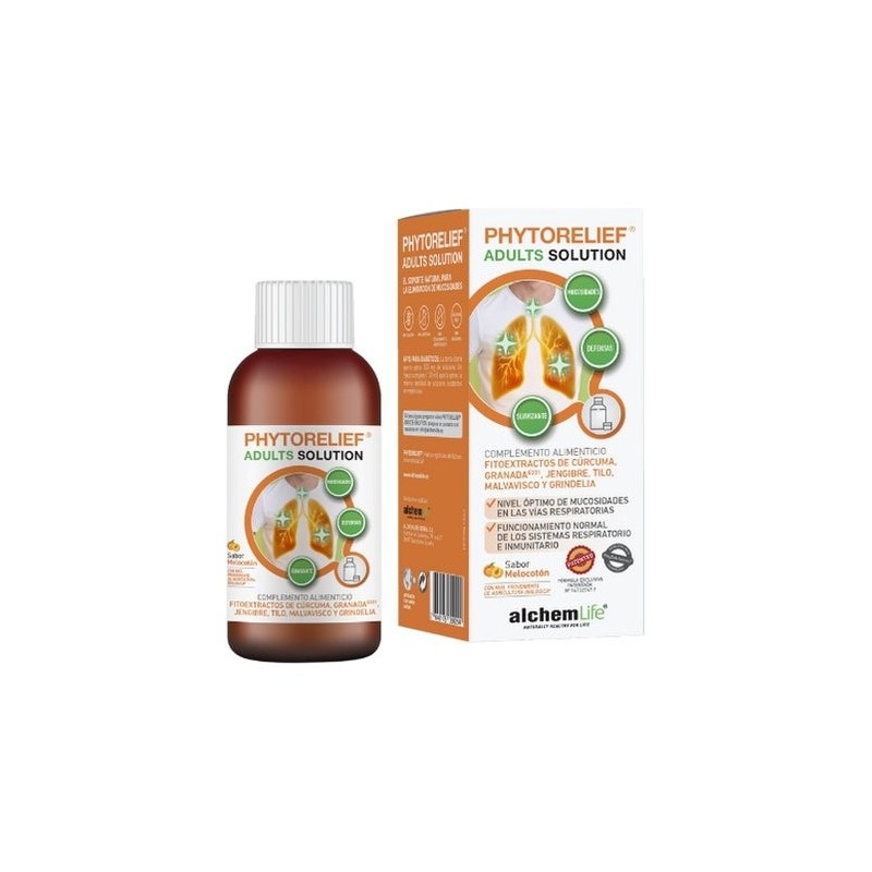 Phytorelief Adults Solution Sabor Melocotón 120Ml