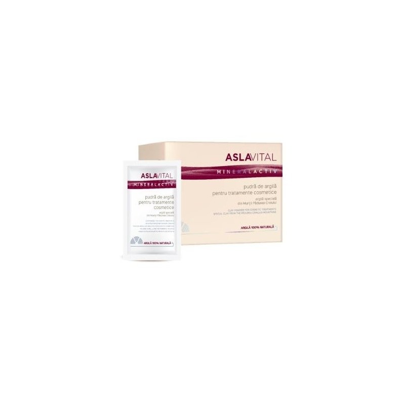 Aslavital Polvo De Arcilla Natural 10 Sobres