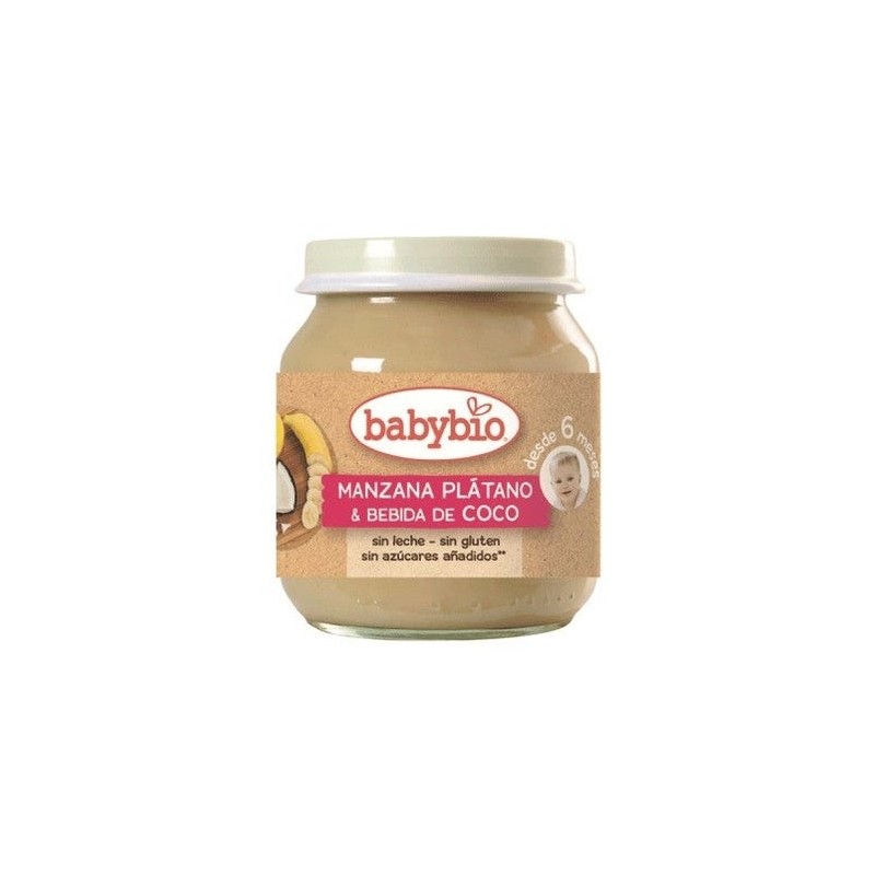 Babybio Potito Manzana Plantano Bebida Coco Babybio 130G