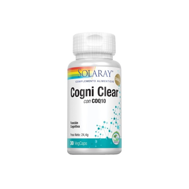 Solaray Cogni Clear Con Q10 30Caps