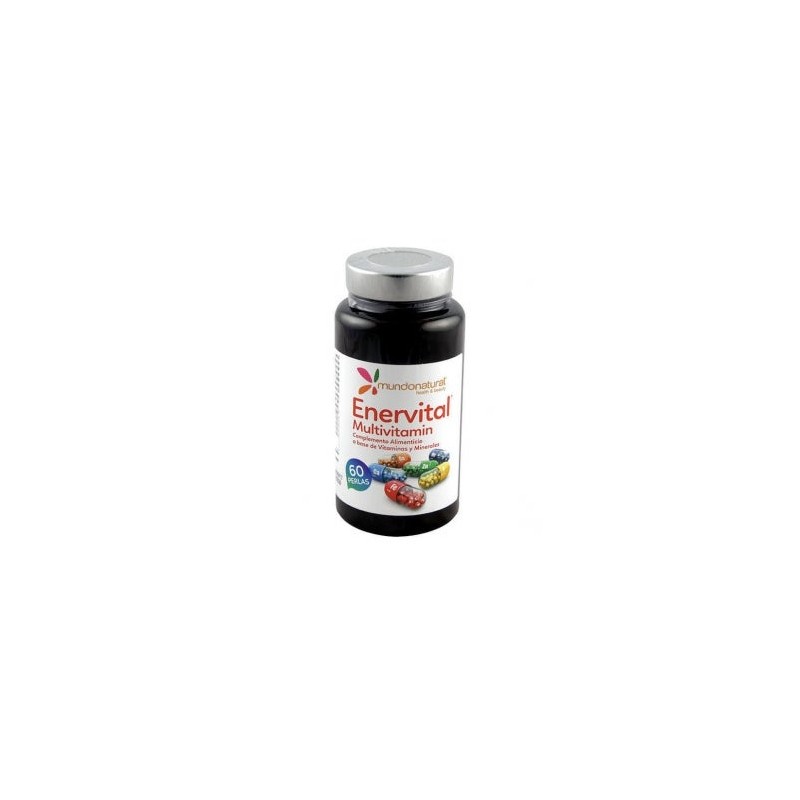 Mundo Natural Enervital Multivitam 60Cap