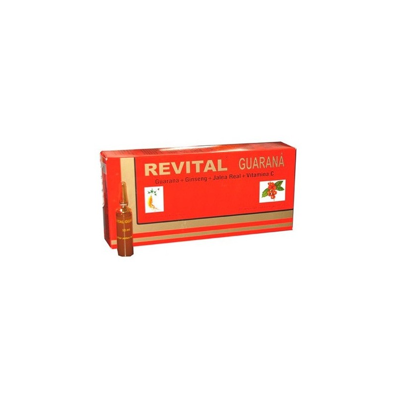 Revital Guarana 20 Ampollas Bebibles