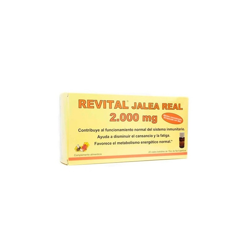 Revital Jalea Real 2000Mg 20 Viales Bebibles