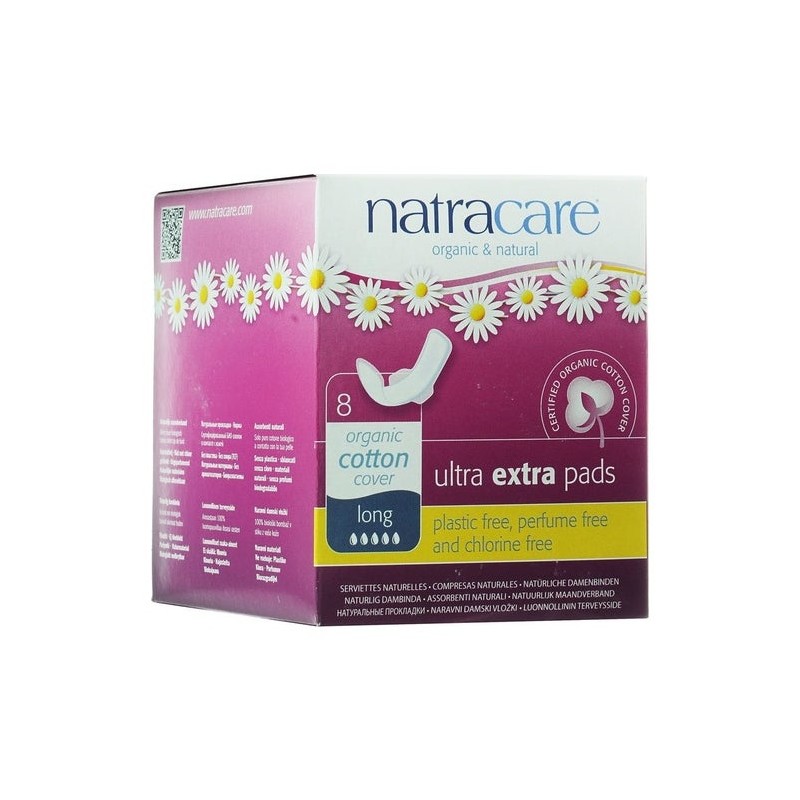 Natracare Ultra Extra Larga Con Alas 8 Unidades