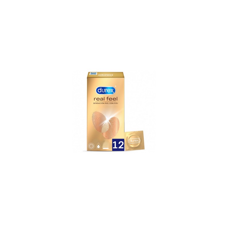 Durex Preservativo Sensitivo Real Feel S/Latex 12 U