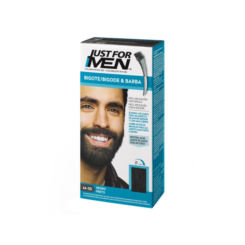 Just For Men Barba Bigote Negro