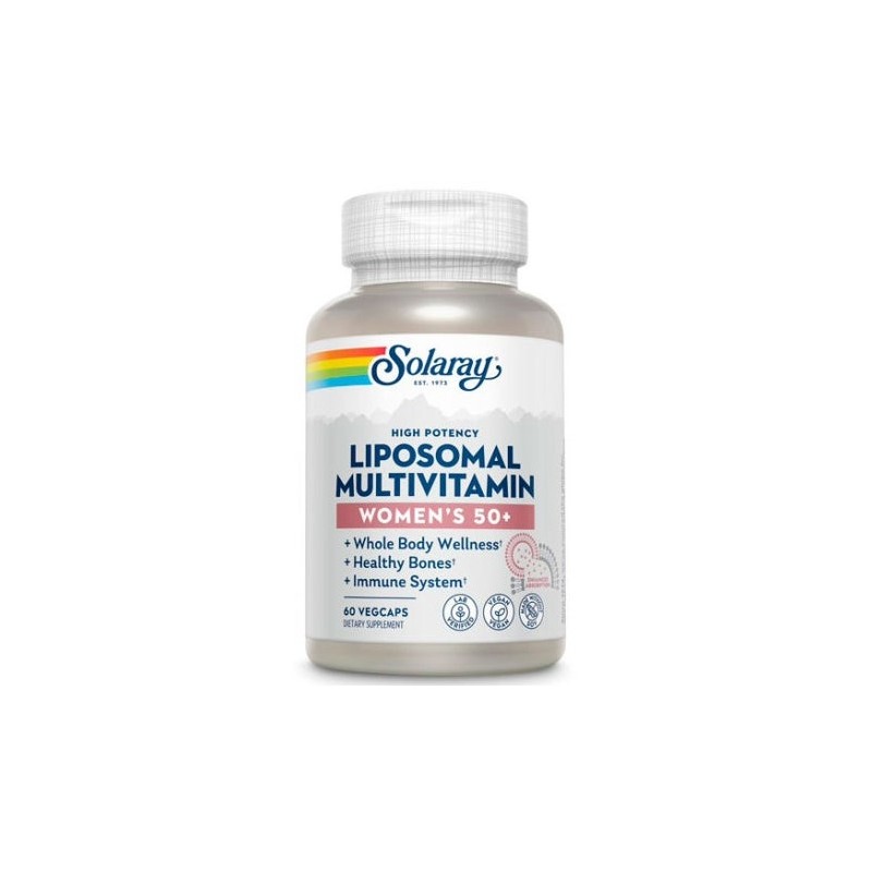 Solaray Liposomal Multivitamin Mujer +50 60Caps