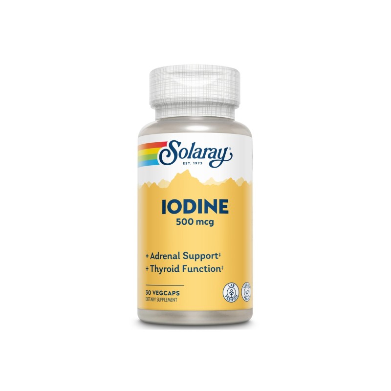 Solaray Iodine 500Mcg 30Caps