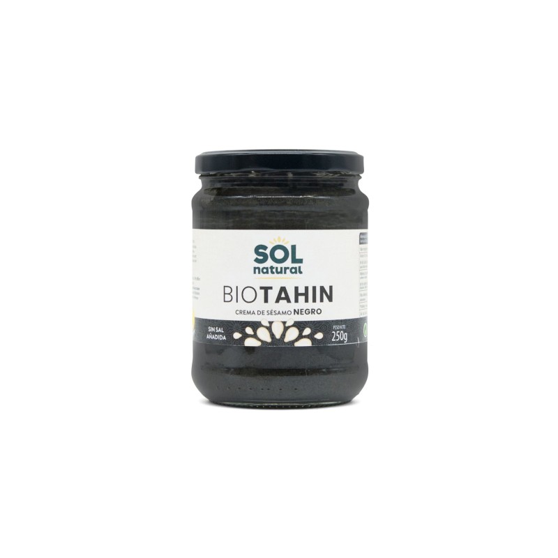 Sol Natural Bio Tahin Crema De Sesamo Negro 250G