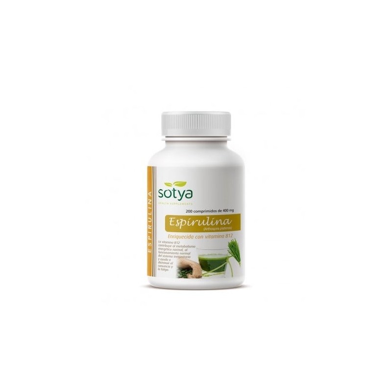 Sotya Espirulina 400Mg 200Caps