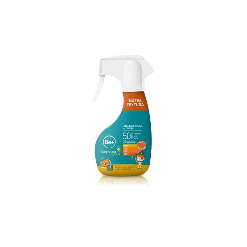 Be+ Skinprotect Infantil Fluido Spf50+ Spray Facial Corporal 1Ud