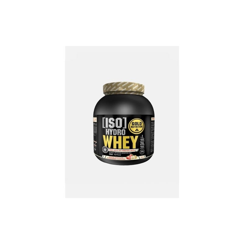 Gold Nutrition Polvo Proteico Iso Hydro Whey Choco Blanco Fresa Isolac 2000G