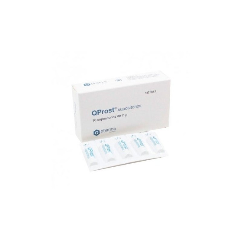 Qprost 10 Supositorios