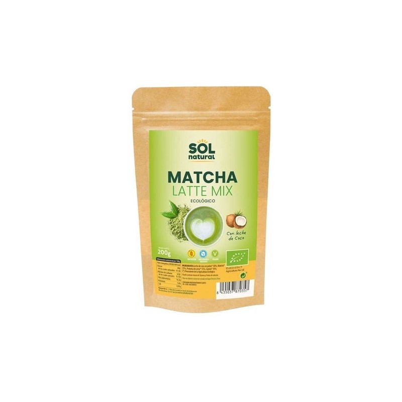 Sol Natural Matcha Latte Mix Bio 200G