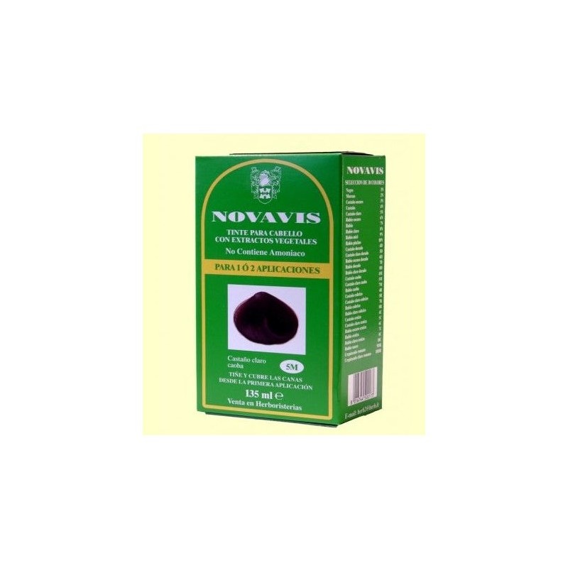 Novavis 5M Tinte Castaño Claro Caoba 135Ml