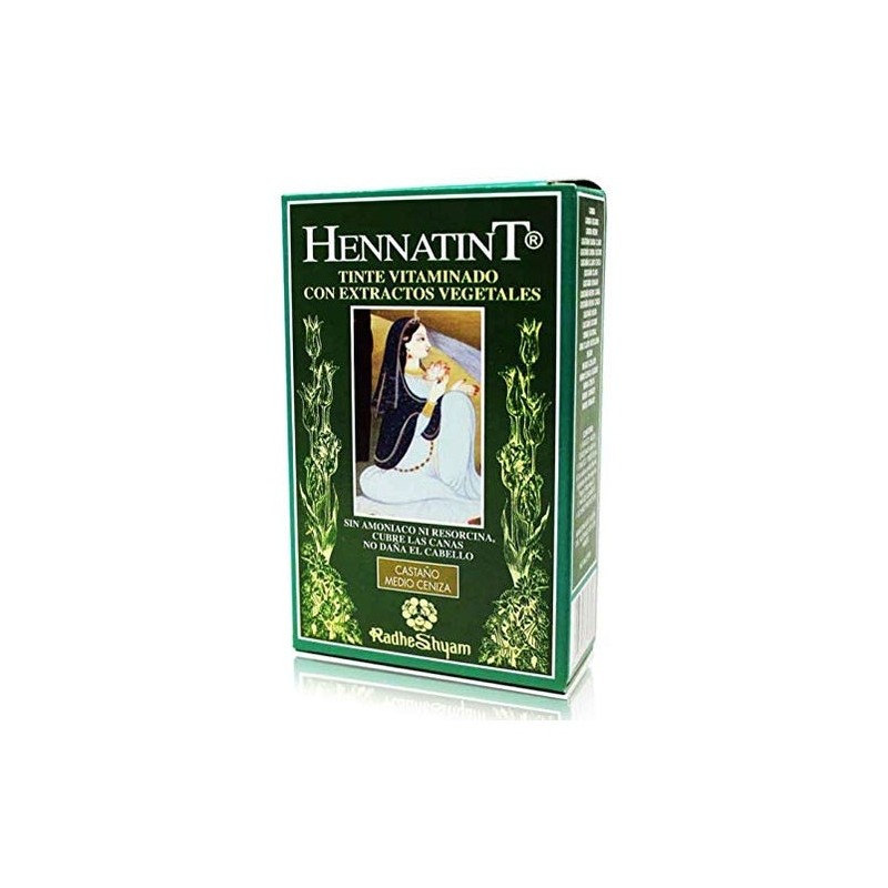 Hennatint Castaño Medio Ceniza Radhe 120Ml