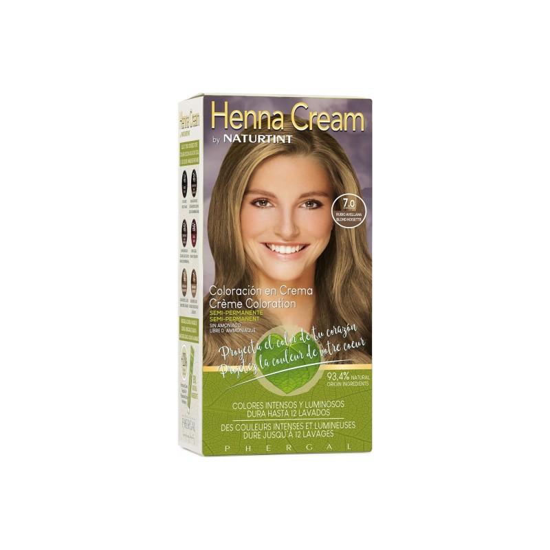 Naturtint Henna Cream 7.0 Rubio Avellana 110Ml