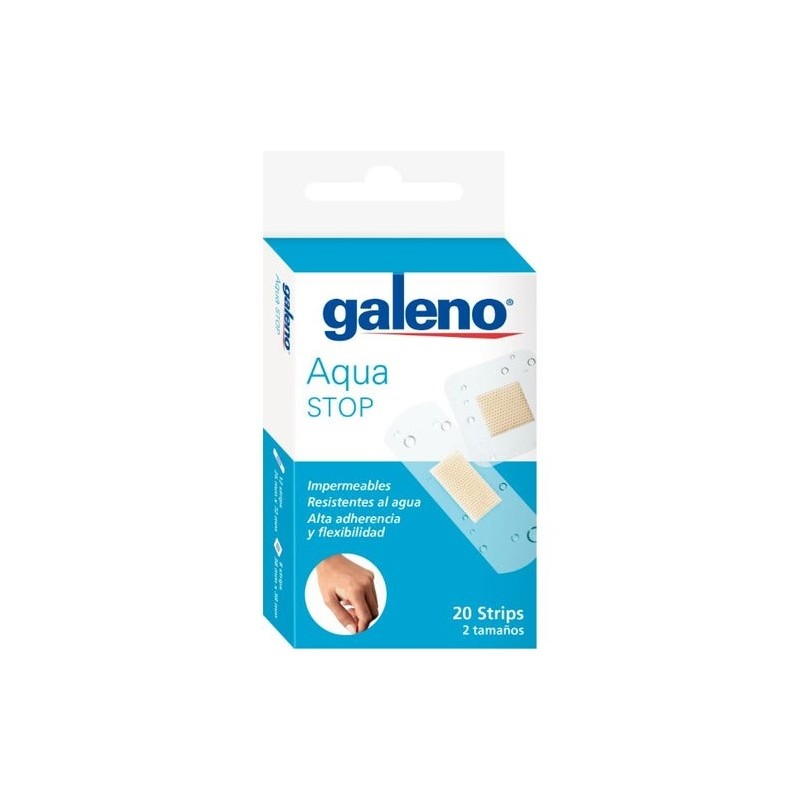 Galeno Aqua Stop 20 Tiras 2 Tamaños