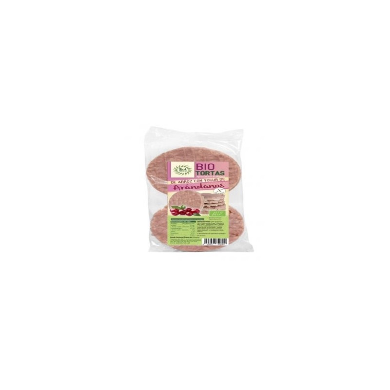 Solnatural Tort. Arroz Yogur Arandano Bio 100G