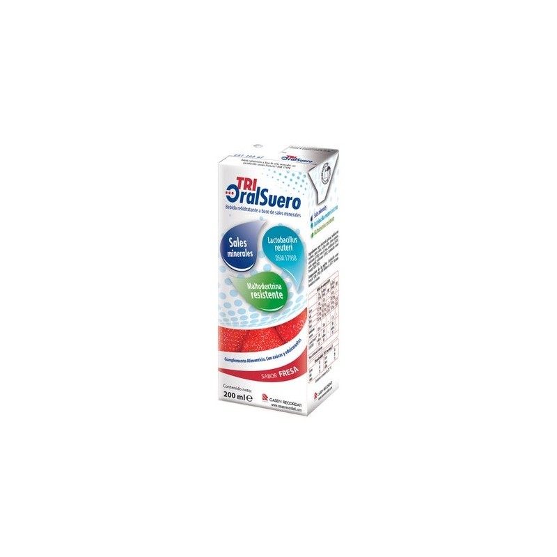 Trioralsuero Fresa Pack 3 Brick X 200Ml