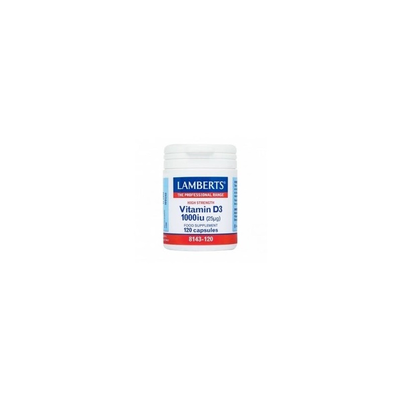 Lamberts Vit D3 1000 Iu 120 Cap