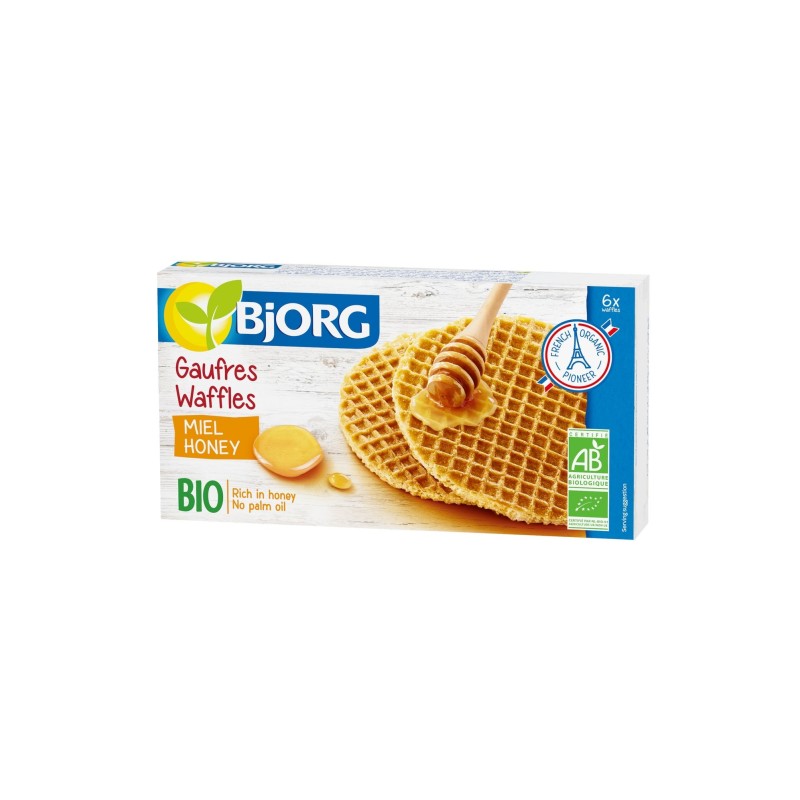 Bjorg Waffle Miel Bio 175G