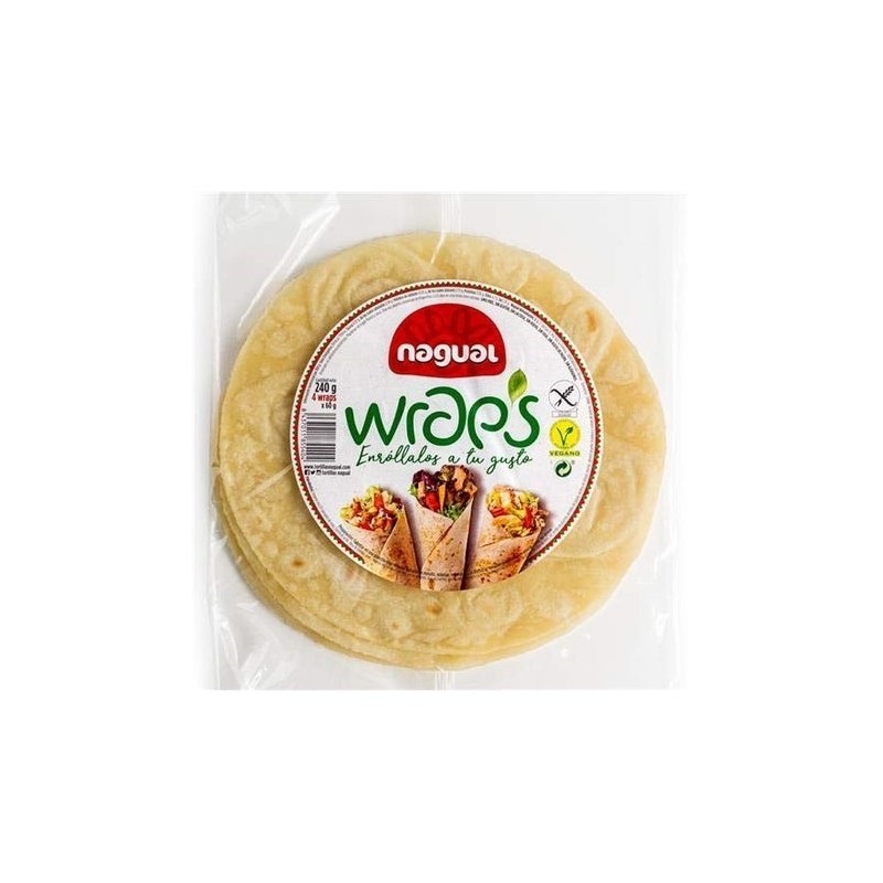 Nagual Wraps Sin Gluten 240G