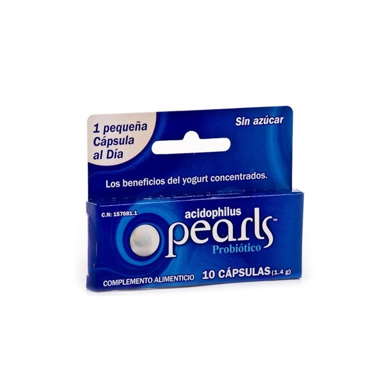 Pearls Acidophilus 10Caps Probiotico Dhu