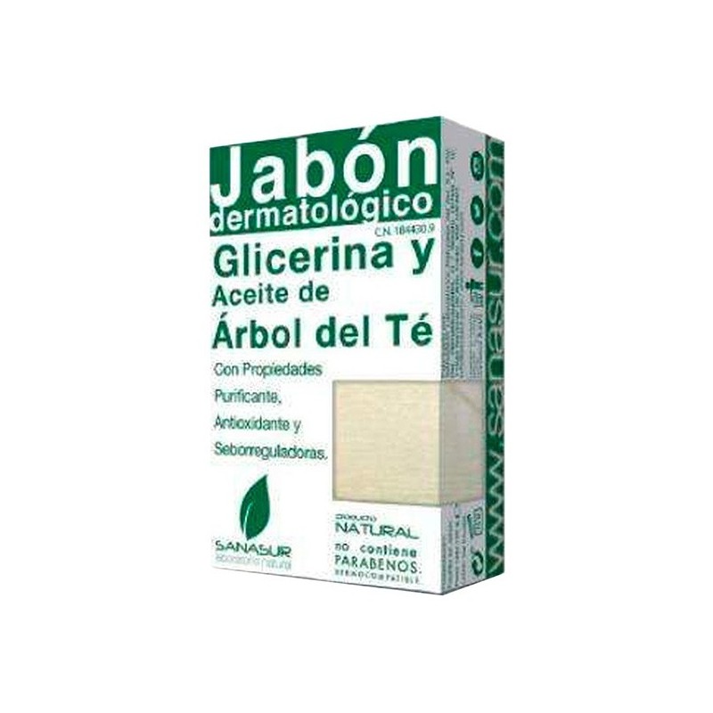 Sanasur Jabón Glicerina Aceite Árbol Té