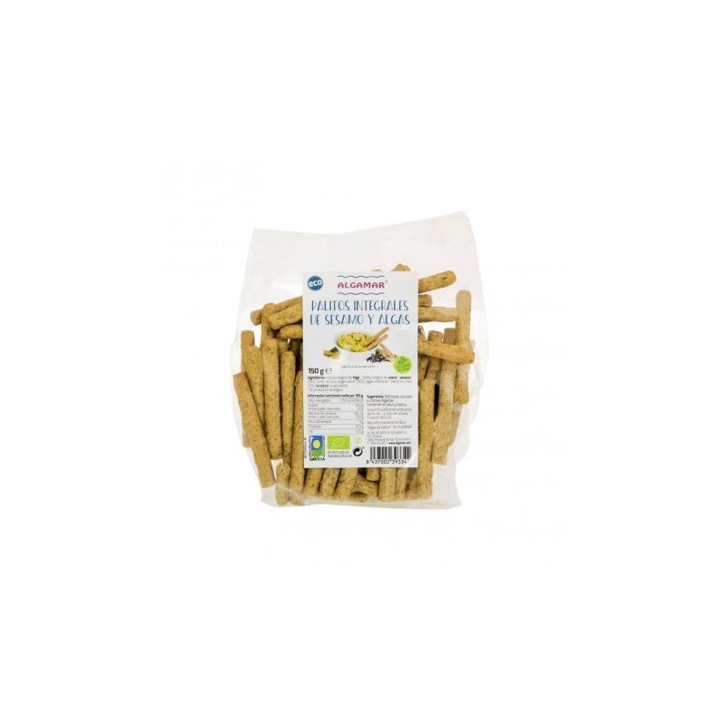 Algamar Palitos De Sesamo Y Algas Bio 150G