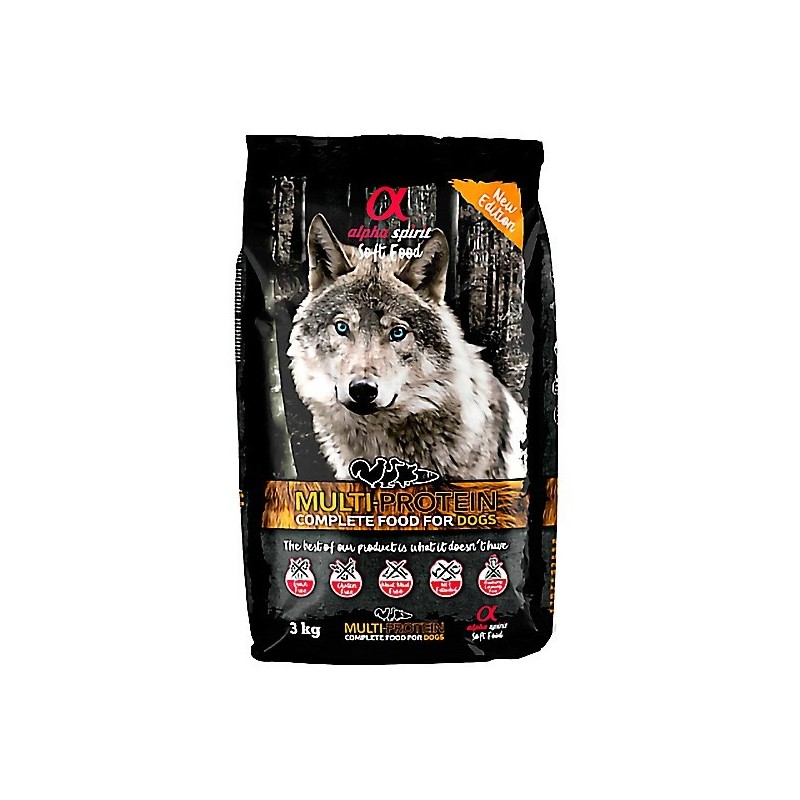 Alpha Spirit Semihumedo Multiprotein 3 Kg