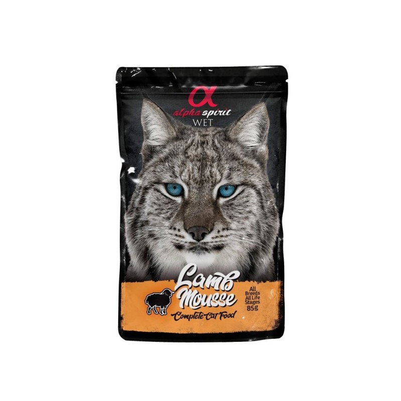 Alpha Spirit Gato Pouch Mousse Cordero 24 X 85 Gr