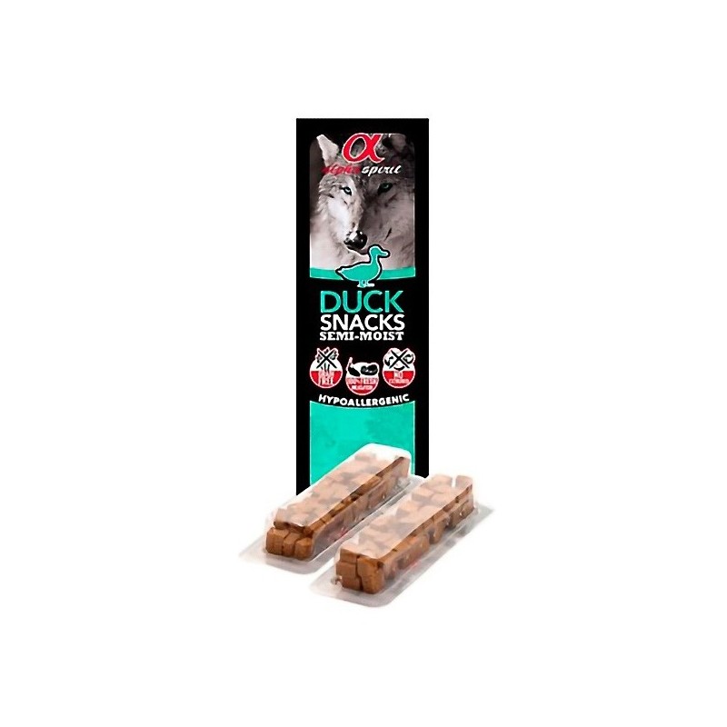 Alpha Spirit As Snack Para Perro Pato 16X35G