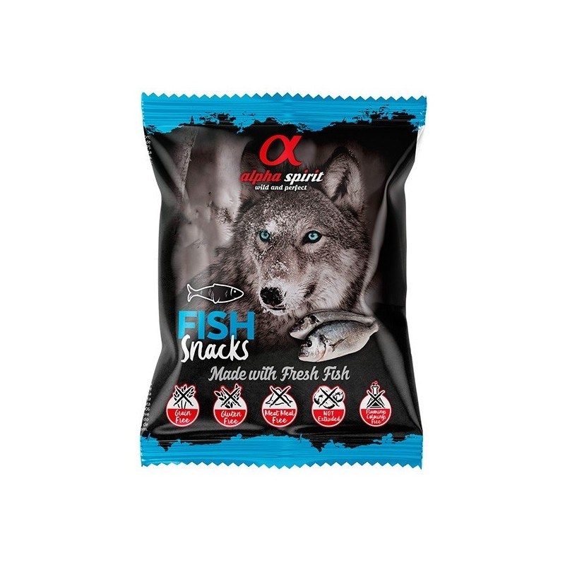 Alpha Spirit Snack Tacos Perro Pescado 50 Gr (24 Uds)