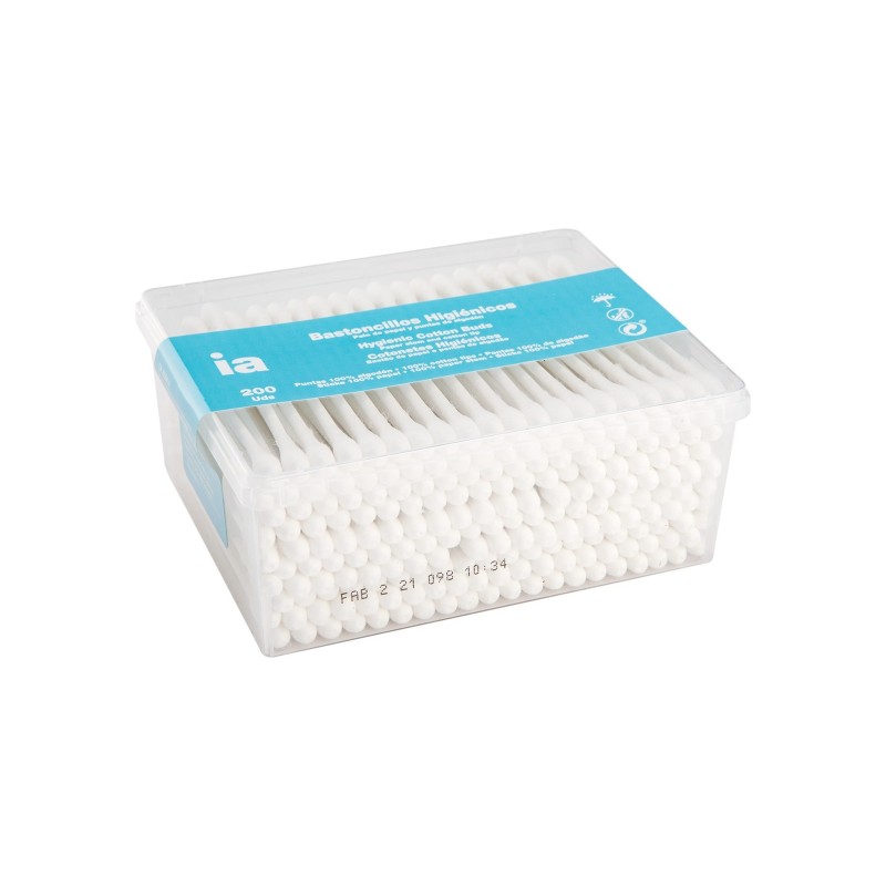 Interapothek Bastoncillos Con Palo De Papel 200Uds