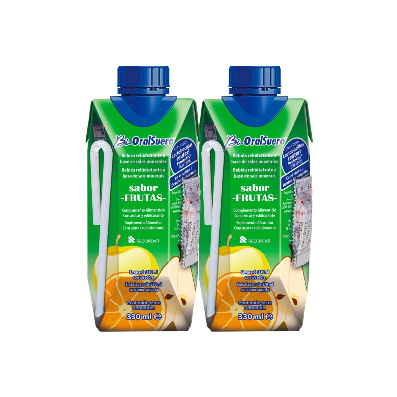 Bioralsuero Frutas Pack 2 Brick X 330Ml