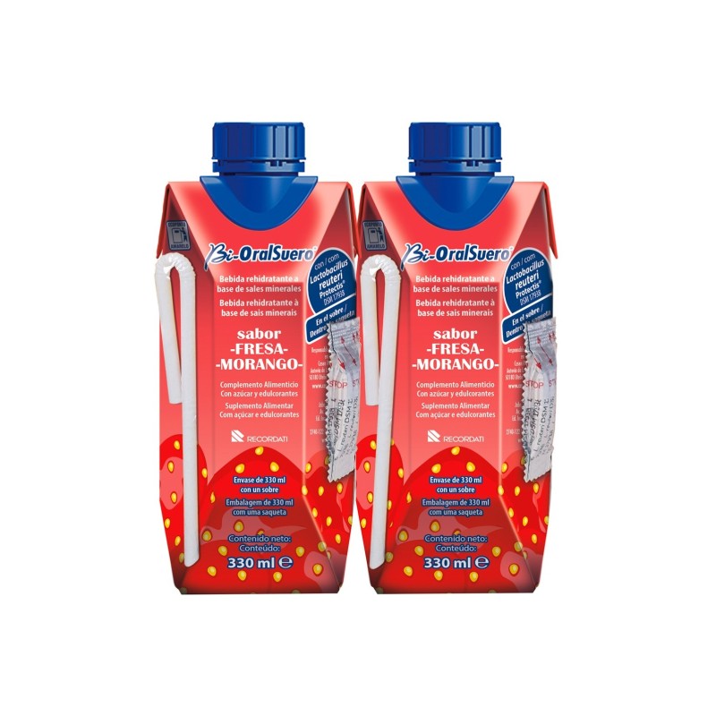 Bioralsuero Fresa Pack 2 Brick X 330Ml