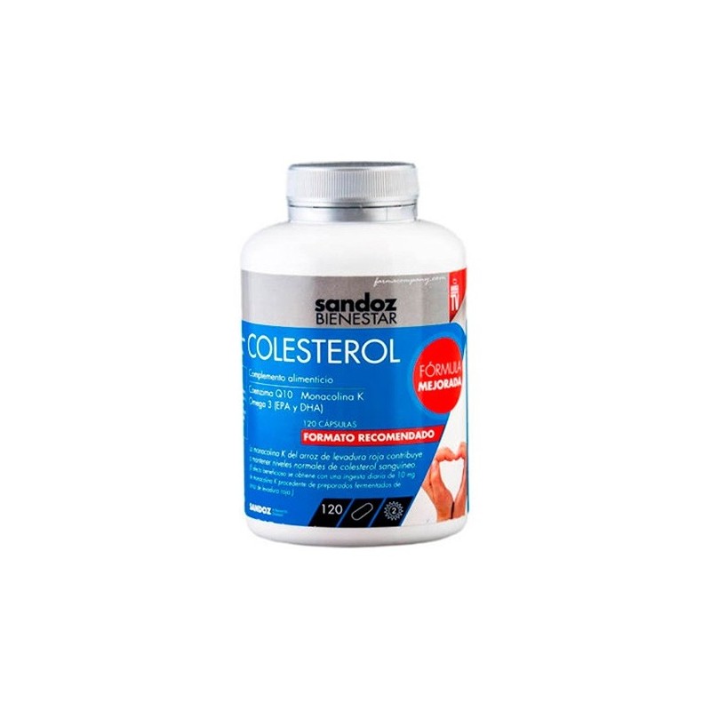 Sandoz Bienestar Colesterol Bote 120 Cápsulas