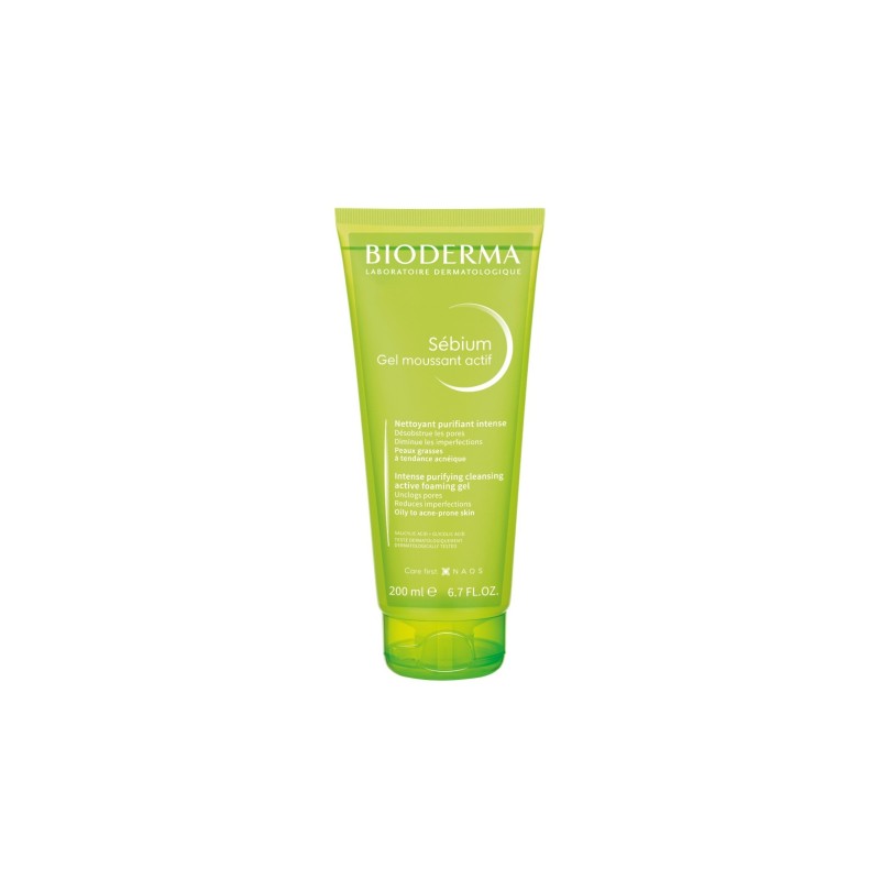 Bioderma Sebium Gel Moussant Actif 200Ml