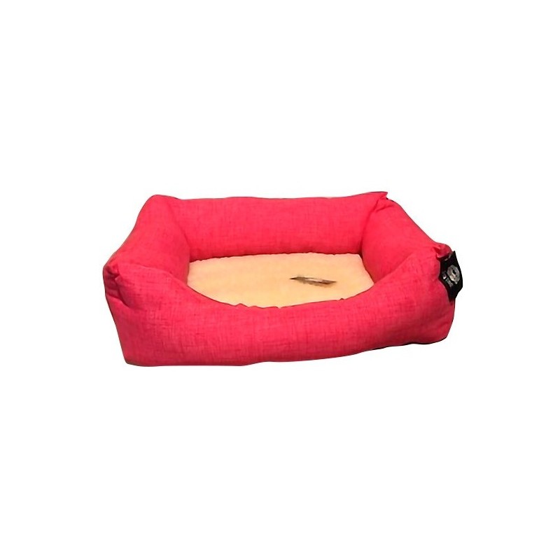 Siesta Cama Rosa Cojin Borreguito 55 Cm