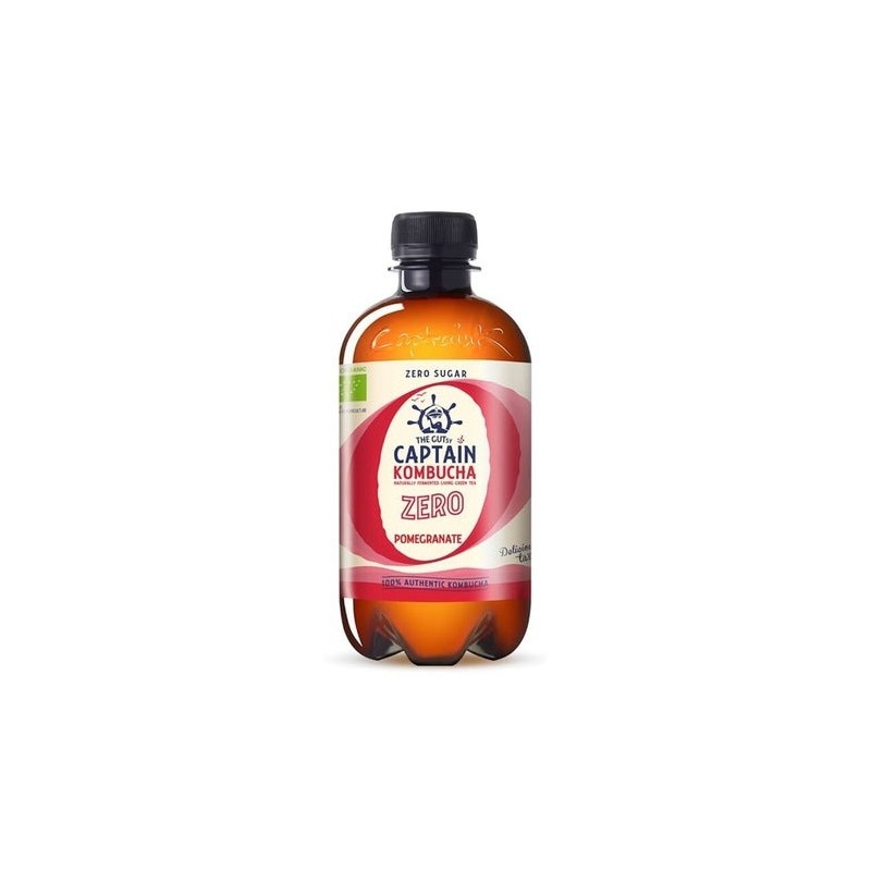 Captain Kombucha Zero Pomegranate Bio 400Ml