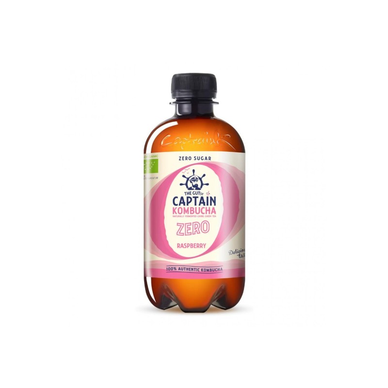 Captain Kombucha Zero Raspberry Bio 400Ml