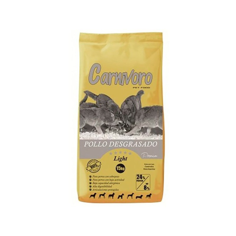 Carnivoro Light Pollo Desgrasado 15 Kg