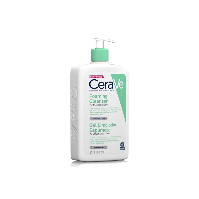 Cerave Gel Limpiador Espumoso Familia 1 L