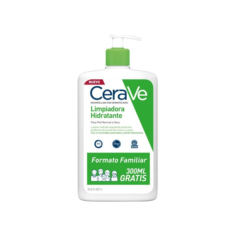 Cerave Limpiadora Hidratante Familiar 1Litro