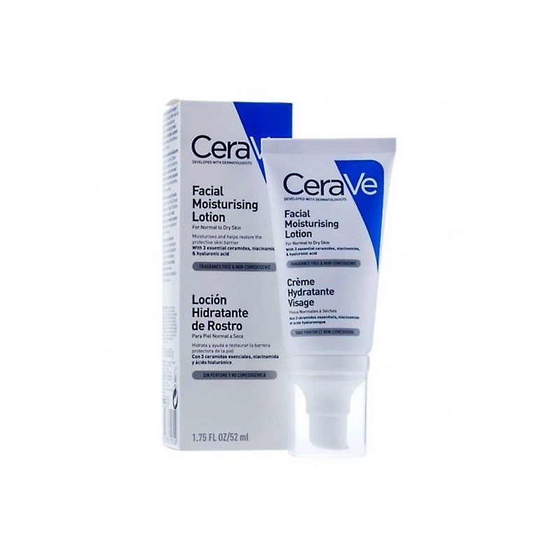 Cerave Loción Hidratante Rostro 52Ml