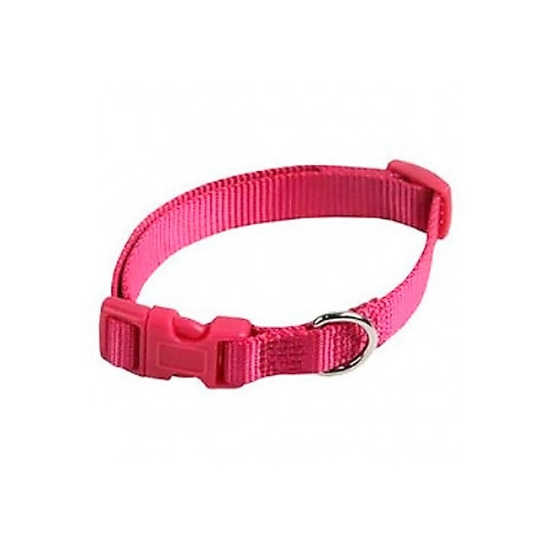 Papillón Collar Ajustable Nylon 20 Mm X 40-55 Cm Rosa